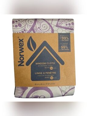 Norwex Purple Swirl Microfiber Cloth